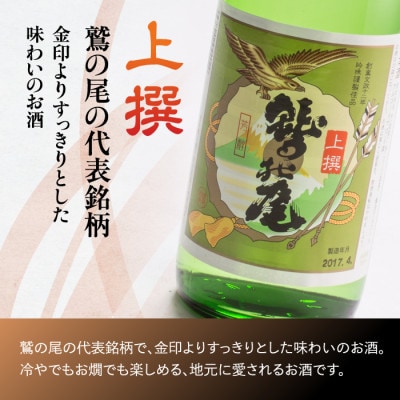 鷲の尾 上撰 720ml / 澤口酒店　C-040-E
