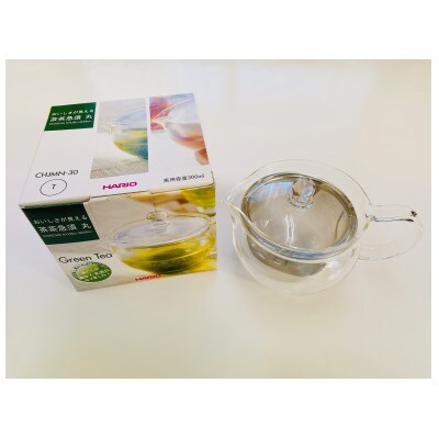 <産地直送>京都宇治茶 奥西緑芳園のお手軽煎茶のティーバックと急須セット