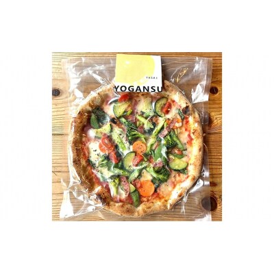 薪窯焼き冷凍「YOGANSU PIZZA」(だいわれんこん&産直市場の野菜)[011-004]