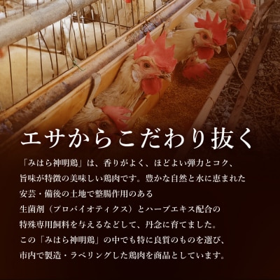 広島県産「みはら神明鶏」のモモ肉3kg(250g×12パック)[012-011]