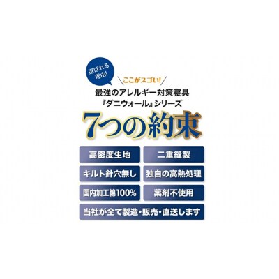 ダニ等の発生・侵入を防ぐ布団 ネムリエ  敷布団 ダブル(140×210)[016-006]