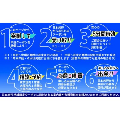 広島県三原市　日本旅行「地域限定旅行クーポン」(90,000円分)[143-004]