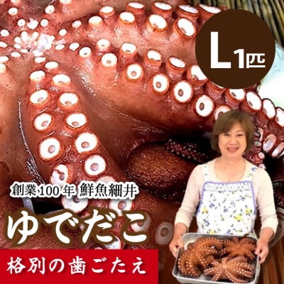 瀬戸内の新鮮ゆでダコ(L)1匹[019-003]