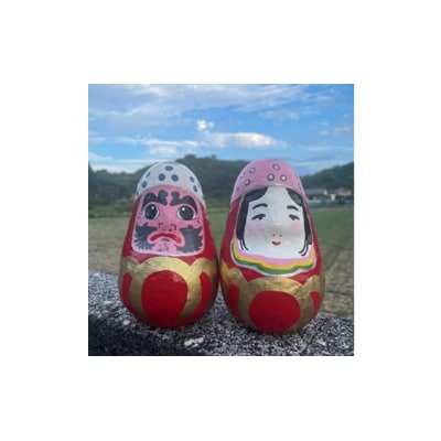 姫だるま 大 (高さ約16cm)[065-004]