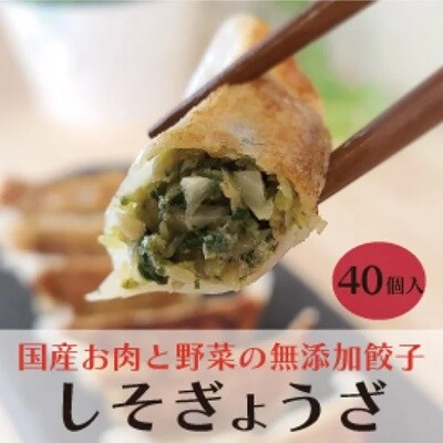 paoの無添加餃子「しそぎょうざ」 [058-005]