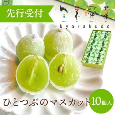 数々のメディアで紹介され大人気のひとつぶのマスカット(10個入)[018-002]