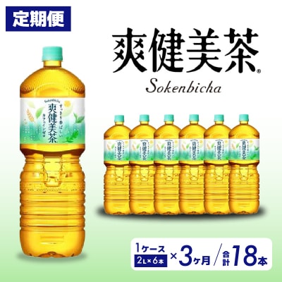 【定期便3か月】爽健美茶2L PET 6本セット(1ケース) [014-064] 