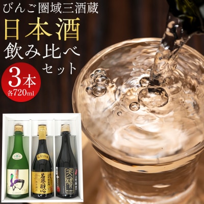 【びんご圏域連携】日本酒 飲み比べセット[162-001]