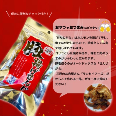 【広島名物】豚揚げせんじ 5袋セット[028-017]