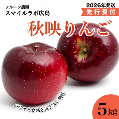 【先行受付】秋映(あきばえ)りんご 5kg 2026年10月頃順次発送[059-008]