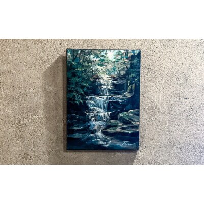 あなたの好きな三原を絵画に「オーダーメイド風景画」F8サイズ [200-004]