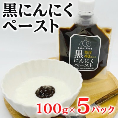 黒にんにくペースト 100g×5パック セット [118-001]