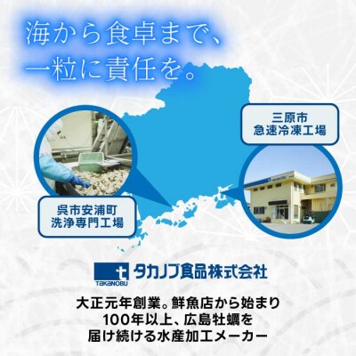 広島産 打粉付 冷凍牡蠣 1kg×2袋 [022-004]