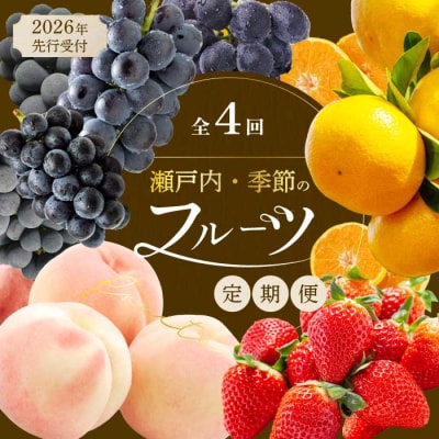 【年4回定期便】瀬戸内の恵みがいっぱい!人気の厳選フルーツ定期便 [T06]