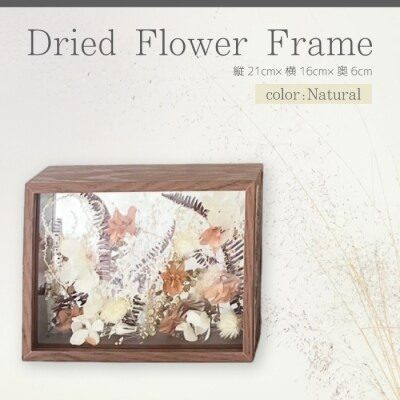 【ARI+】ドライフラワーフレーム A ナチュラル [226-001]