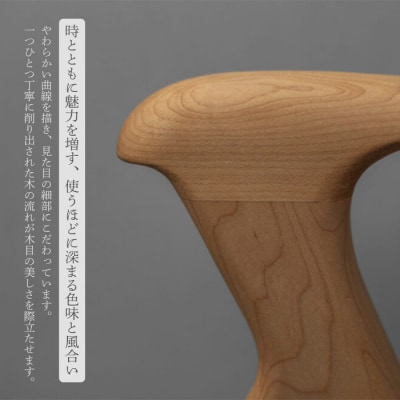 【第18回 ひろしまグッドデザイン賞受賞】age ＜ブラック＞ 椅子　[050-026]