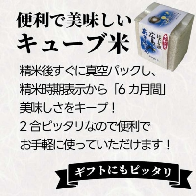 キューブほたる米「大和の里」あきろまん 300g×6個 [066-020]
