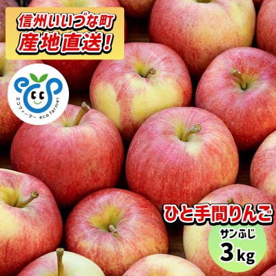 りんご サンふじ ひと手間りんご 3kg