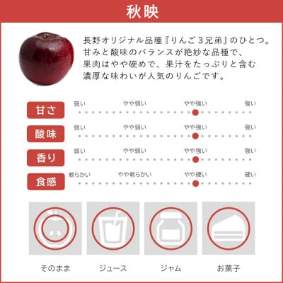 【訳あり】 りんご 秋映 10月中旬から10月末 3kg