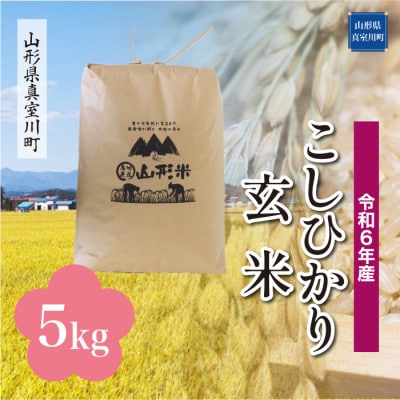 令和6年産 真室川町 コシヒカリ 【玄米】 5kg(5kg×1袋)