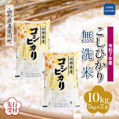 <令和7年産米先行受付>真室川町産コシヒカリ【精米・無洗米】10kg(5kg×2袋)11月下旬～発送
