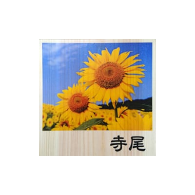 木製画像付き表札(正方形)