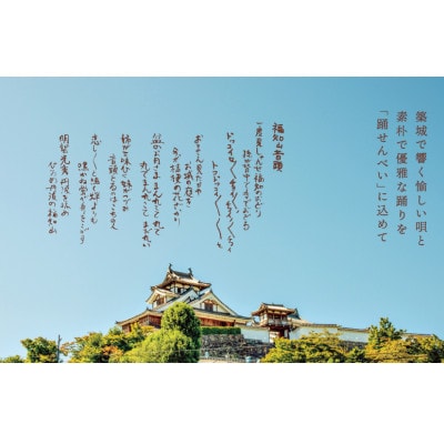 【福知山名物】踊せんべい 8袋入×3箱