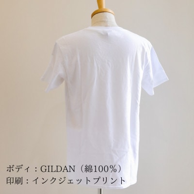 【福知山市公式】福知山城の石垣Tシャツ【ふるさと納税限定】Mサイズ