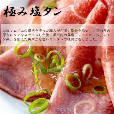 肉ソムリエ監修!極み塩タン150g&極み旨辛タン150g