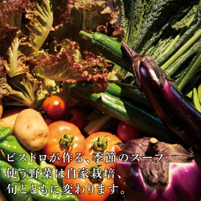 〈ANA推奨〉　福知山産季節のポタージュと丹波もみじのコンソメドゥーブルセット