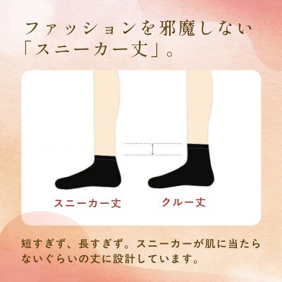 京都西陣の絹糸屋さん『なめらかフィット。』シルク5本指靴下(スニーカー丈)ベージュ