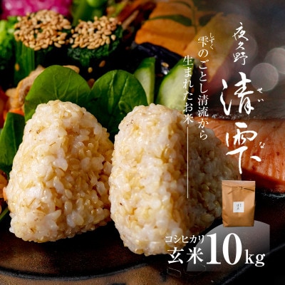 京都夜久野産　清雫(せいな)コシヒカリ 玄米10kg(5kg×2袋)