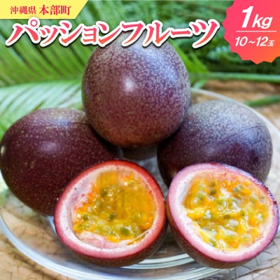 【2025年4月～6月頃の発送】パッションフルーツ1.0kg(10玉～12玉)
