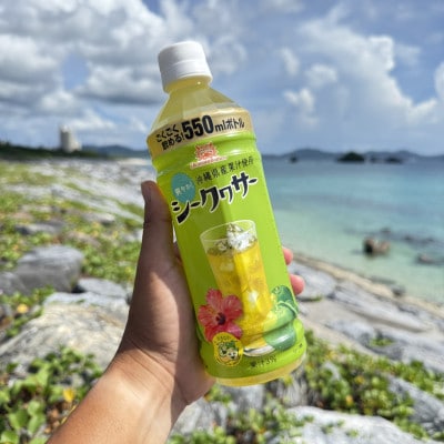沖縄ボトラーズのシークヮサードリンク 550ml×24本