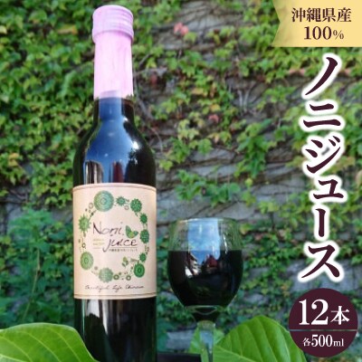 沖縄県産100% ノニジュース 12本(1本500ml)