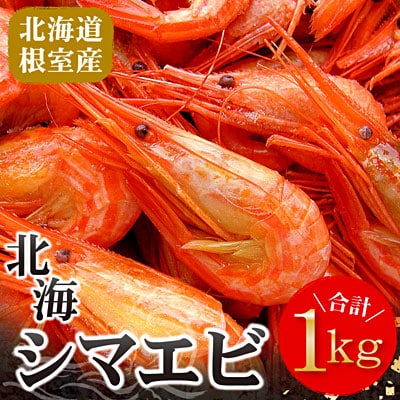 【北海道根室産】北海シマエビ1kg(160～180尾) A-56014