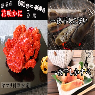 【北海道根室産】花咲かに・おつまみセット C-70006