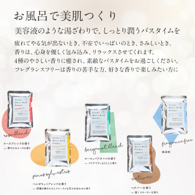 アロマモイストバスパウダーとゆるる　たっぷりセット【318】