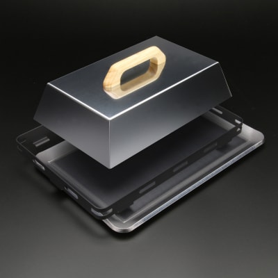 イワタニ 炙りやⅡ 炙りや 専用 極厚鉄板 6mm 五徳 蒸し焼き蓋付き【842】