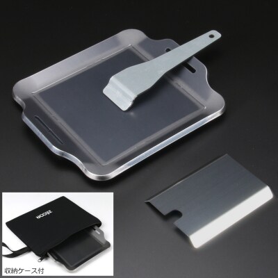 イワタニ ジュニアコンパクトバーナー専用 極厚鉄板 4.5mm 遮熱板・ケース付き【844】