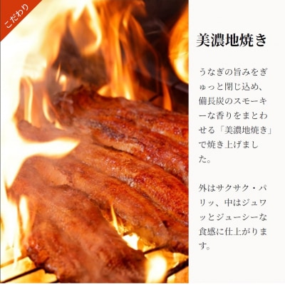 美濃金　神田本店　炭焼　国産うなぎ蒲焼2尾【1036】