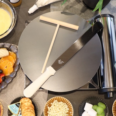 ZEOOR クレープメーカー 直径33cm IH対応 CR60-55P【1057】