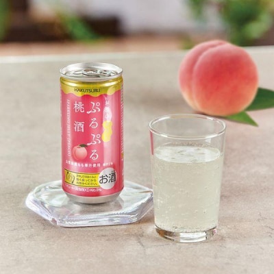 白鶴 ぷるぷる桃酒 190ml×30本 1ケース【1089】