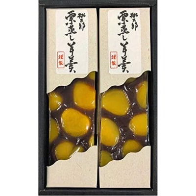 桃太郎製菓 2本入り栗蒸し羊羹 210g×2本【1096】
