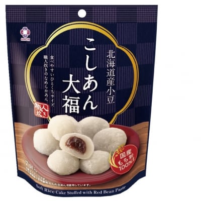 アダチ製菓　北海道産小豆こしあん大福(7個入×8袋)【1111】