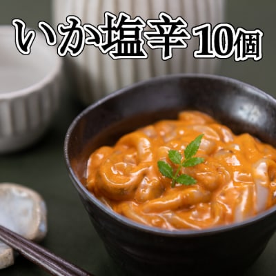 【北海道根室産】浜ちゃんのいか塩辛130g×10P A-83002