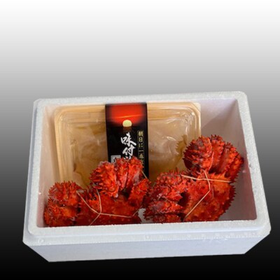 【北海道根室産】味付け数の子(白醤油)200g・花咲かに2尾 A-70061