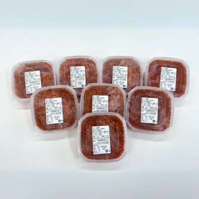 【北海道根室産】いくら醤油漬け100g×8P F-83001
