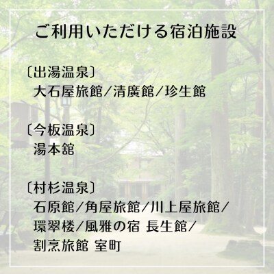 五頭温泉郷割引クーポン(7,500円分)