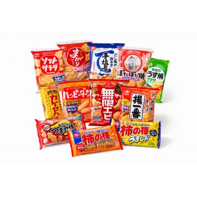 【12/21までの寄附で年内発送】亀田製菓　米菓詰め合わせセット